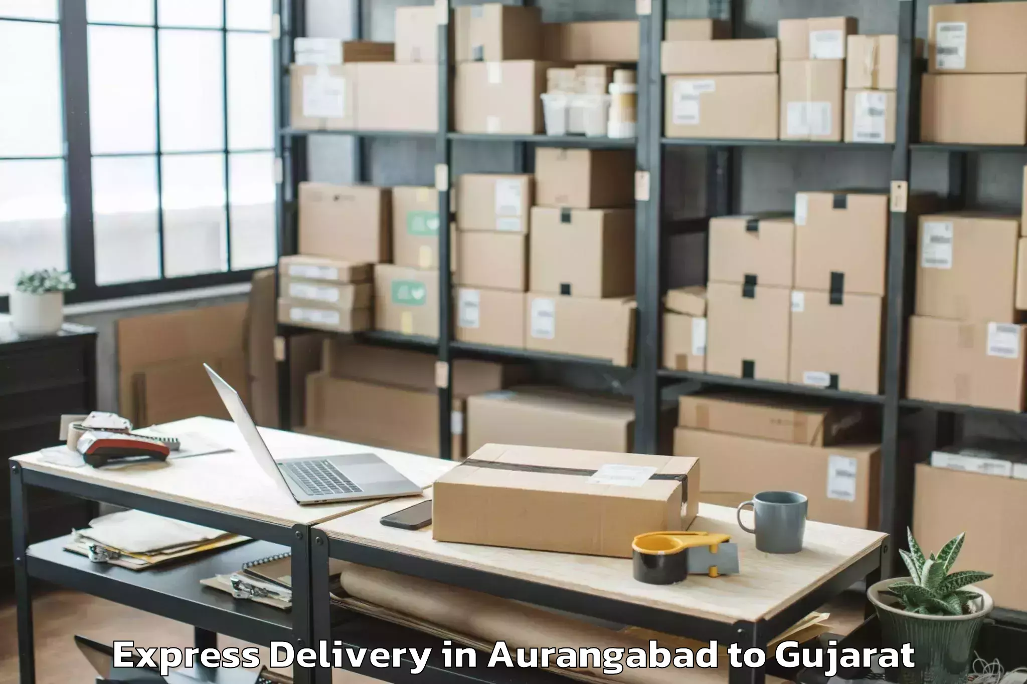 Book Aurangabad to Chanasma Express Delivery Online